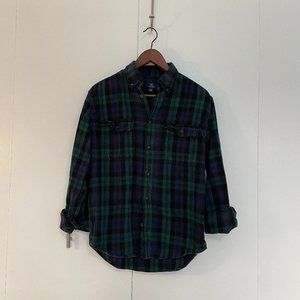 Cozy Green Flannel - S
